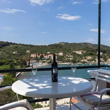 Miskovic - Studio With Balcony And Sea View Kolocep Island