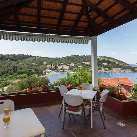 Miskovic - Studio With Balcony And Sea View Kolocep Island