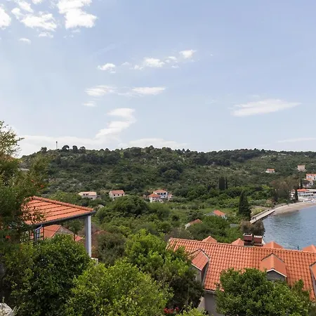 아파트 Miskovic - Studio With Balcony And Sea View Kolocep Island